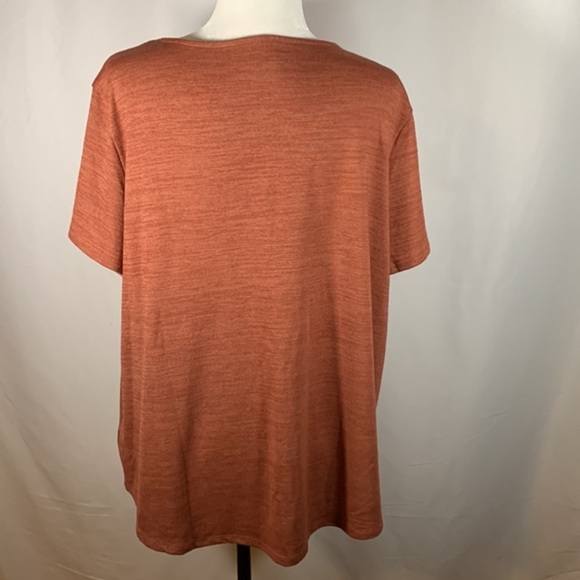 Ricki’s Basics Mauve Pink/Brown T-Shirt - Picture 3 of 8